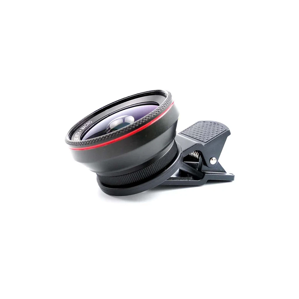 Макролинза для камеры телефона 15X + Широкоугольная 0,6X